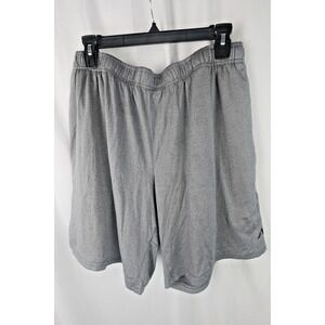 Alive Men's Gray Athletic Lounge Shorts Drawstring Waist Size XL